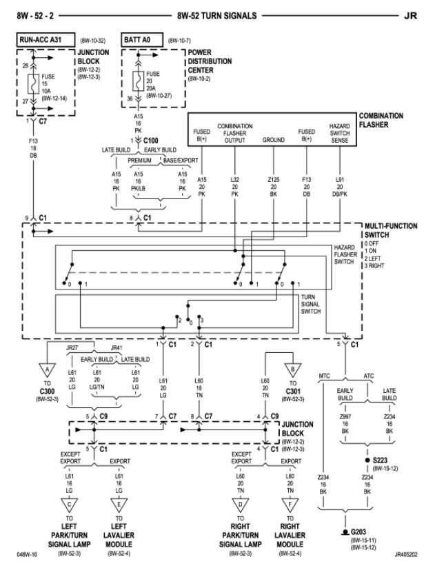 2004 Chrysler Sebring Power Window Wiring Diagram - Wiring Diagram and ...