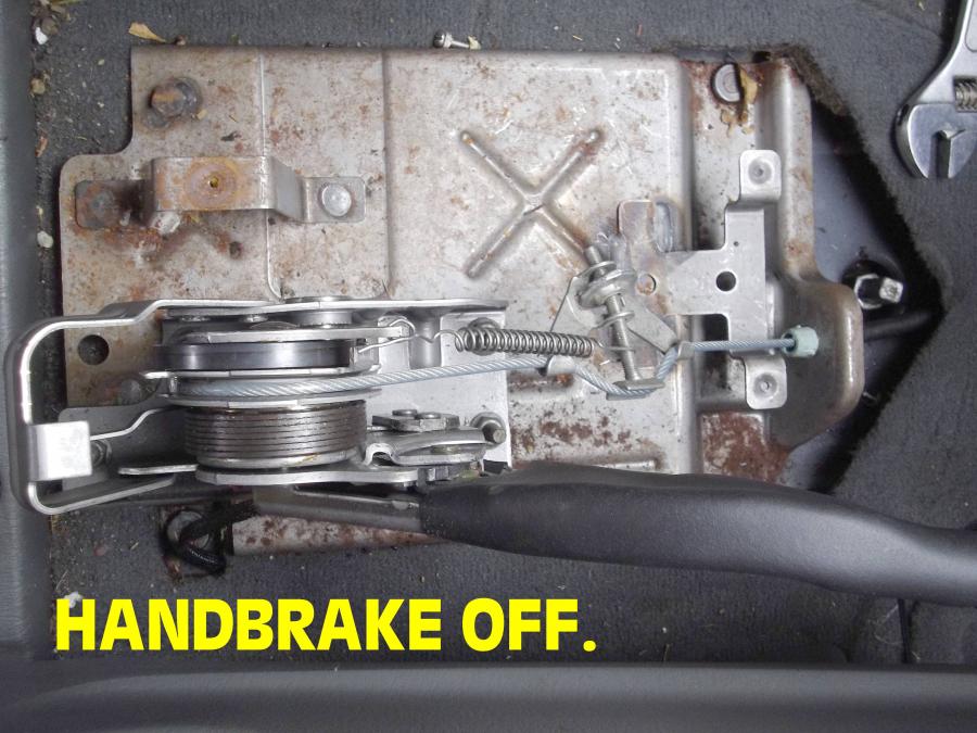 chrysler voyager handbrake adjustment